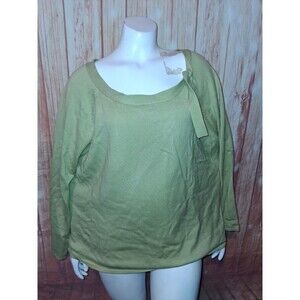 Lane Bryant Green Long Sleeve Sweater Sz 18/20